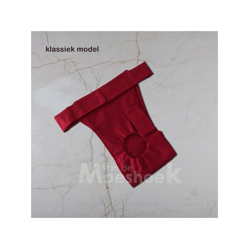 Studpants deep red cotton (classic model)