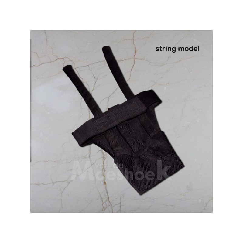 Stud pants brownish black babycord (string)