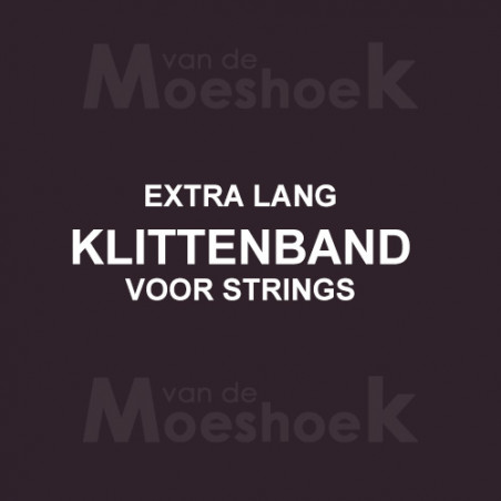 Extra lang klittenband voor strings