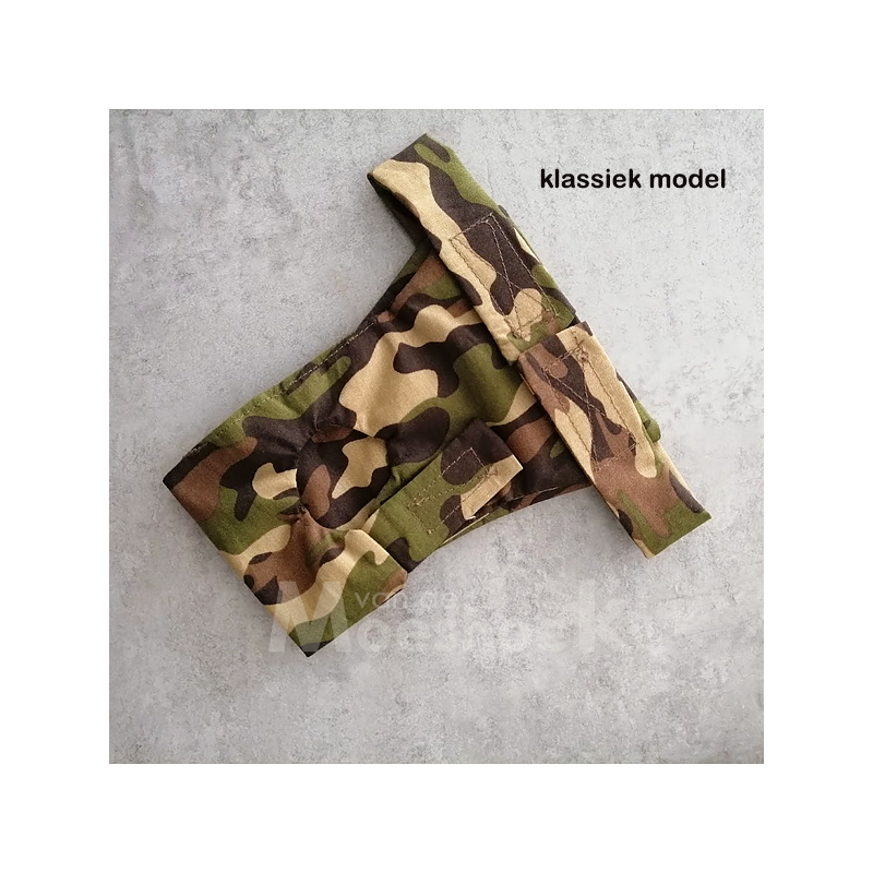 Katerbroekje camouflagestof (klassiek model)