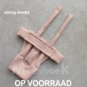 Katerbroekje oud roze suedinelook (string)