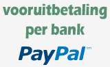 Vooruitbetaling per bank en PayPal